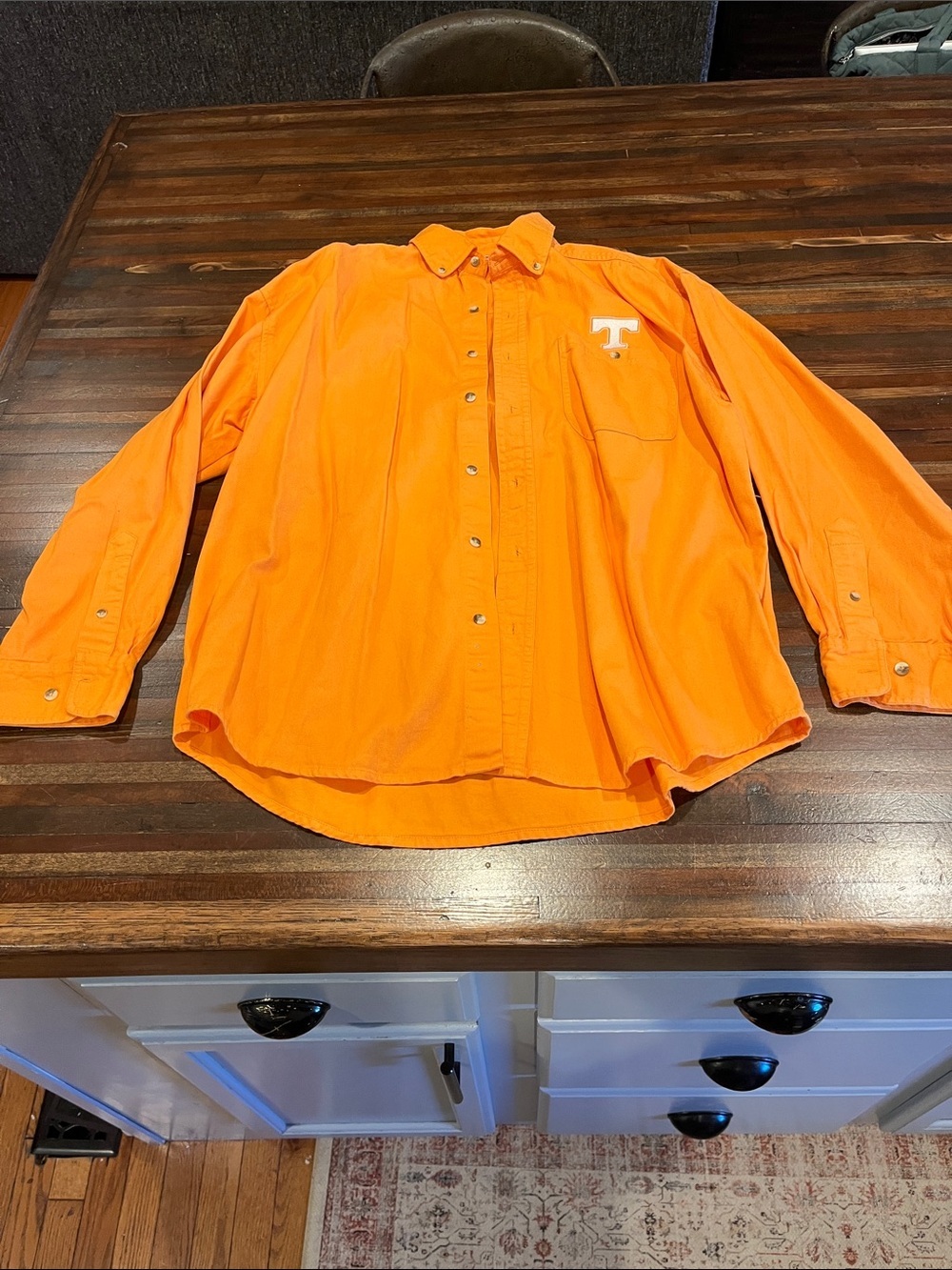 UT Tennessee orange gameday college button up - large